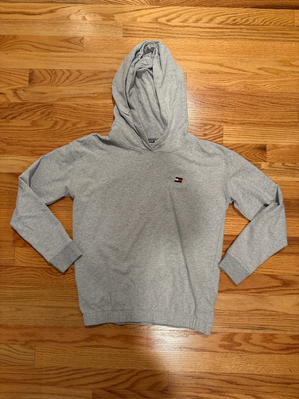 Tommy Hilfiger Sport Gray Logo Hoodie Size S